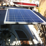 Boat Solar Panel Installation