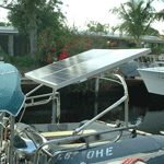 Davit 80W Solar Panel Installation