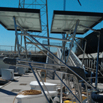 Sailboat Solar Panel Installation