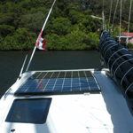 Starboard Solar Panel Installation