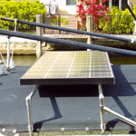 Bimini Solar Panel Installation